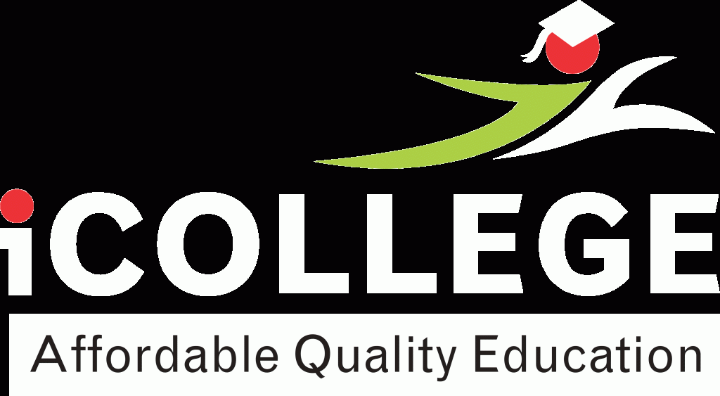 icollege white logo